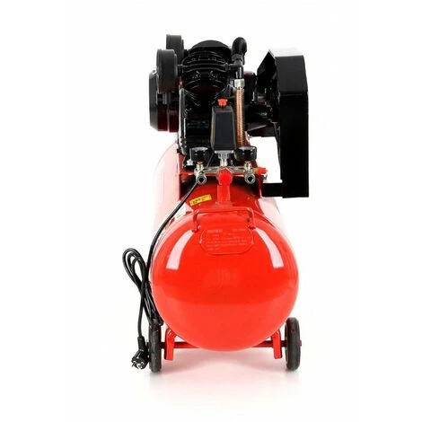 HUCOCO DCRAFT - Compresseur à Huile - Capacité 100 L - Alimentation 230V/50Hz - Débit 480 L - Rouge – Image 3