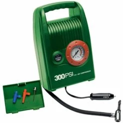 Mini Compresseur Avec Interrupteur + Manomètre 300 Psi 3Mt/12V Salki