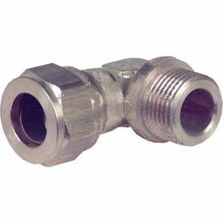 BANYO Raccord équerre Laiton Raccord Coude A Vis Cylindrique 12x3/8" WG809 "