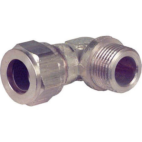 BANYO Raccord équerre Laiton Raccord Coude A Vis Cylindrique 12x3/8" WG809 "