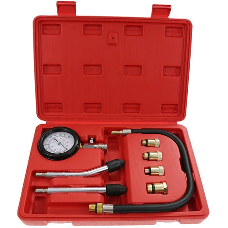 SKECTEN Kit De 8 Testeur De Compression Compressiomètre Moteur Essence Cylindre – Image 4