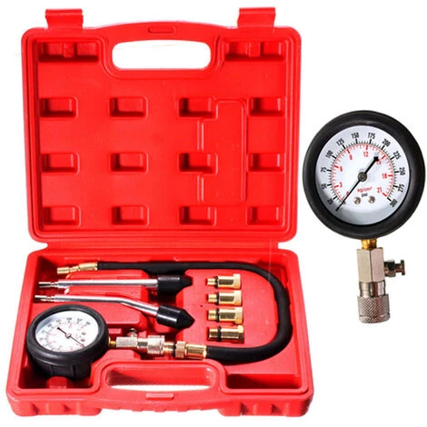 SKECTEN Kit De 8 Testeur De Compression Compressiomètre Moteur Essence Cylindre – Image 5