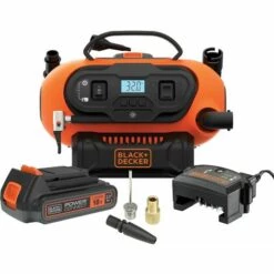BLACK & DECKER Gonfleur-Compresseur Filaire Ou Sans Fil 11 BARS/ 160 PSI (sans Batterie) BLACK+DECKER BDCINF18N-QS
