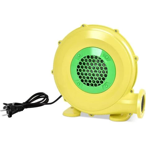 GOPLUS Pompe Electrique Gonflable De Ventilateur D’Air De Ch?teau Gonflable, Souffleur Electrique Avec Moteur, Jaune – Image 2