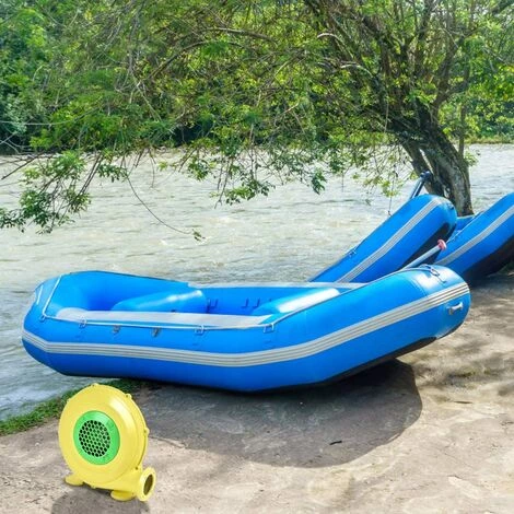 GOPLUS Pompe Electrique Gonflable De Ventilateur D’Air De Ch?teau Gonflable, Souffleur Electrique Avec Moteur, Jaune – Image 4