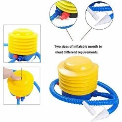 DONTODENT Pompe à Pied - Pompe Gonflable De Sport Pour Gonflables, Yoga, Lit, Matelas, Bateau Gonflable, Ballon D'exercice, Ballon, Balles, Anneau De Natation Et Jouets