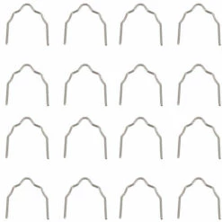 ASUPERMALL Agrafes Plates Universelles De Vague Chaude De 0.8Mm Predecoupees De 100 Pieces/Ensemble Pour L'Outil De Reparation De Soudeur De Reparation D'Agrafeuse En Plastique, Type V