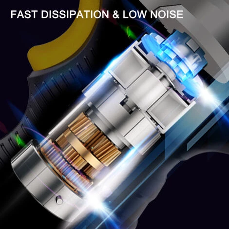 ASUPERMALL Gonfleur De Pneu Rechargeable De Compresseur D'Air De Voiture Sans Fil De Pompe Gonflable Tenue Dans La Main Portative Avec Des Accessoires De Voiture De Jauge De Pression De Lumiere Led D'Affichage Numerique – Image 3