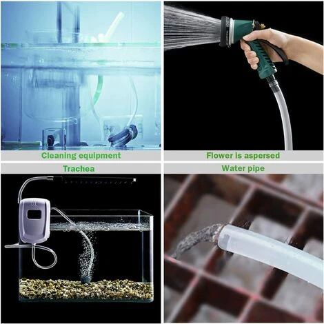 ABCRITAL Tuyau Transparent De Pression 3 Mètres, 10 × 12Mm Tuyauterie Flexible Tube De Pvc – Image 4