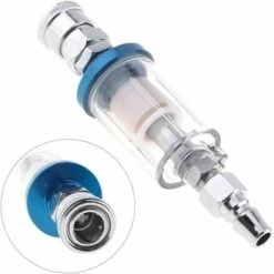 Kueatily 1/4 Pouces Haute Précision Séparateur Eau-huile De Haute Précision Compresseur D'air 0.8Mpa Pour Pistolet Pulvérisateur Pompe à Air De Pulvérisation De Peinture Avec Connecteur Rapide