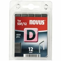 NOVUS Agrafe à Fil D'acier Plat D Tipo 53 F Largeur De L’agrafe 11,3 Mm 12 Mm 1,25 Mm