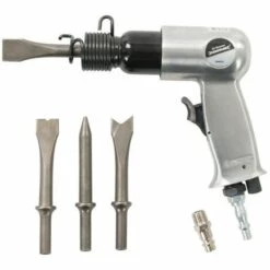 SILVERLINE MARTEAU BURINEUR PNEUMATIQUE AVEC RACCORD EURO ET 4 BURINS