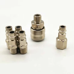 6 PCS Raccords De Compresseur 1/4"BSP Raccord Rapide Irisfr