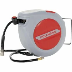 Holzmann Maschinen LSR15AIR Enrouleur De Tuyau Pneumatique 17 Bar