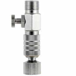 SUPERSELLER Raccord Pour Compresseur Connecteur Rapide De Climatisation Pour Aérographe Connecteur Rapide D'aérographe De Climatisation Joint Rotatif En Métal Accessoires Aérographe T-118 Avec 4 Adaptateurs G1/8,