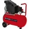 Einhell Compresseur TC-AC 190/24/8 (1500 W, Puissance D'aspiration 165 L/mn, Pression Maximale 8 Bar, Débit D'air 0, 4, 7 Bar : 110 L/m, 75 L/m, 55 L/m, Capacité De La Cuve: 24 L)
