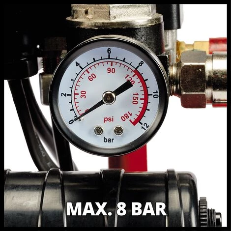 Einhell Compresseur TE-AC 6 Silent (550W, 57 Db, Capacité De La Cuve : 6L) – Image 4