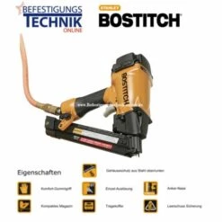 Bostitch Cloueur D'ancrage Pneumatique MCN150-E 38mm Pour Clous D'ancrage 34° Papier"-"EN10037