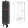 CUVE 500L VERTICALE 11 Bars Pour Compresseur -DRAKKAR EQUIPEMENT S11247