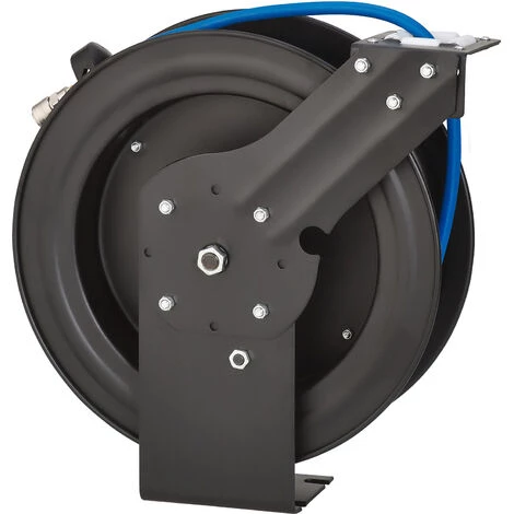 KRAFTPLUS K.985-8415 Enrouleur à Tambour Automatique De Tuyau 1/4" - 15 M - à Air Comprimé - Dévidoir De Flexible Auto-rétractable – Image 3