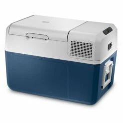 Mobicool MCF60 - Glacière à Compresseur 58 L, Bleu/gris - 12/24 V DC / 100-240 V AC