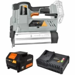 BATAVIA Agrafeuse à Batterie - Agrafeuse Et Cloueuse 18V MAXXPACK | Incl. Batterie 4.0Ah Et Chargeur Rapide