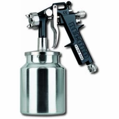 GAV Aérographe Série ECO RECORD - Buse 1,5 - Réservoir En Aluminium. 1 Lt - Fermeture à Raccord Rapide - Raccord USA