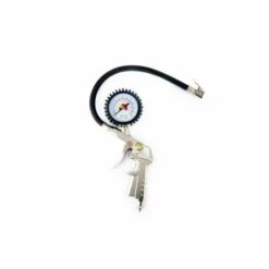 BRICOLINE 01279 Pistolet De Gonflage Avec Manomètre 12 Bar