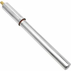 CYCLINGCOLORS Pompe Gonflage Acier Chromé 250mm Avec Flexible Presta Schrader Colliers De Fixation Vélo Poussette Trottinette