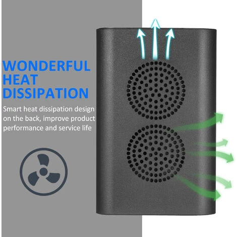 SUPERSELLER Gonfleur De Pneu Compresseur D'air Portable 150PSI Pompe à Air électrique Avec Jauge De Pression Lumière LED 4000mAh Batterie Externe Rechargeable Par USB Arrêt Automatique Pour Balles De Vélo De Voiture Et Autres Objets Gonflables - Le Noir - Le Noir â Image 5