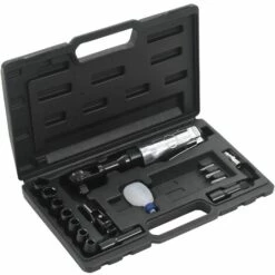 LITZEE Kit De Clé à Cliquet Pneumatique 1/2" 16 Pcs #