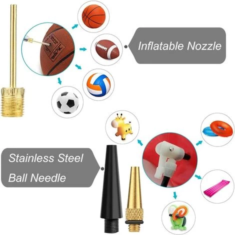 TINOR Adaptateurs Valve Vélo, 24 Pcs Kit De Adaptateur Gonflage Vélo, Valve De Vélo Avec Bague D'Étanchéité, Facile à Installer Pour DV AV SV Vélo Pompe Compresseurs Pompes â Image 5