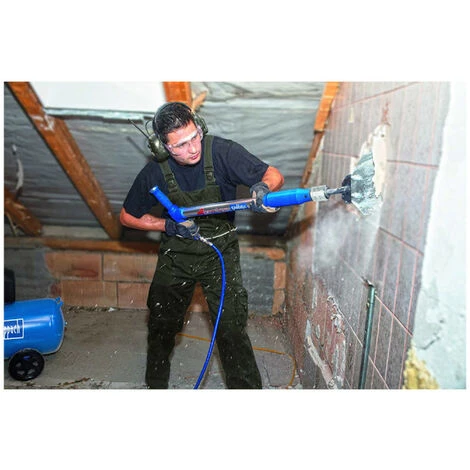 Pack SCHEPPACH Beche Pneumatique 5 En 1 - AERO2SPADE - Compresseur Super Silencieux - 2 X 10L - 750W - HC20Si-Twin - Tuyau En Caoutchouc Renforcé â Image 2