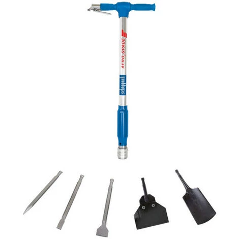 Pack SCHEPPACH Beche Pneumatique 5 En 1 - AERO2SPADE - Compresseur Super Silencieux - 2 X 10L - 750W - HC20Si-Twin - Tuyau En Caoutchouc Renforcé â Image 5