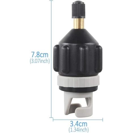 Adaptateur De Kayak, Adaptateur De Pompe De Bateau Peut Être Utilisé Pour Les Planches à Pagaie Les Kayaks Les Bateaux Gonflables Les Planches De Surf Gonflables,Starlight – Image 3