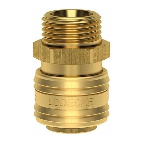 FP Raccord Rapide NW 72mm Laiton Serie ES AG G1/2 LÜDECKE