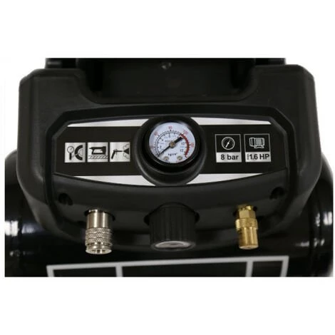 Compresseur 6L - SCHEPPACH - 6 Accessoires - 1200W - HC06 - Black Edition – Image 3