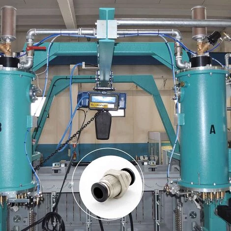 3pcs Connecteurs Pneumatiques, Raccord De Cloison Pneumatique, Connecteur Rapide Pneumatique Diamètre Du Tuyau Raccordable, Peut Etre Utilisé Pour Fixer Et Connecter La Trachée( 6 MM,Blanc) GrooFoo – Image 4