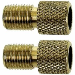 CYCLINGCOLORS 2x Raccord De Pompe Embout De Gonflage Universel Presta Et Dunlop Vers Schrader Chambre à Air Connecteur Adaptateur Pneu Compresseur Vélo Voiture Ballon Piscine Matelas Gonflable