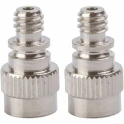 CYCLINGCOLORS 2x Raccord De Pompe Embout De Gonflage Universel Schrader Vers Dunlop Chambre à Air Connecteur Adaptateur Pneu Compresseur Vélo Voiture Ballon Piscine Matelas Gonflable