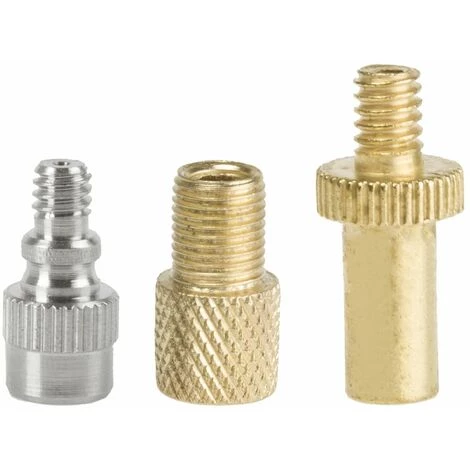 CYCLINGCOLORS 3x Raccord De Pompe Embout De Gonflage Universel Presta Schrader Dunlop Chambre à Air Connecteur Adaptateur Pneu Compresseur Vélo Voiture Ballon Piscine Matelas Gonflable