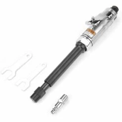 GRID COOL Meuleuse à Air Comprimé Meuleuse à Angle D'air Polisseuse à Grande Vitesse Outil De Coupe Pneumatique Pour Produits De Quincaillerie, Lentilles En Résine, Pierre, Artisanat (11 Pouces)