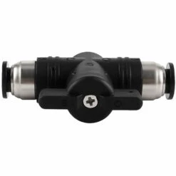 2pcs Raccords Pneumatiques De 10 Mm Pousser Le Connecteur Rapide Connexion Vanne Manuelle Push Connecteur Droit Pneumatique Pour Connecter Des Tuyaux En Polyéthylène En Nylon Et En PU(BUC-10) GrooFoo