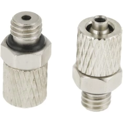 10 Pcs M3 4mm Mini Raccord Pneumatique À Pousser À Air Droit Connecteur Mâle À Travers Le Tuyau À Air Rapide Rapide Raccords GrooFoo – Image 5