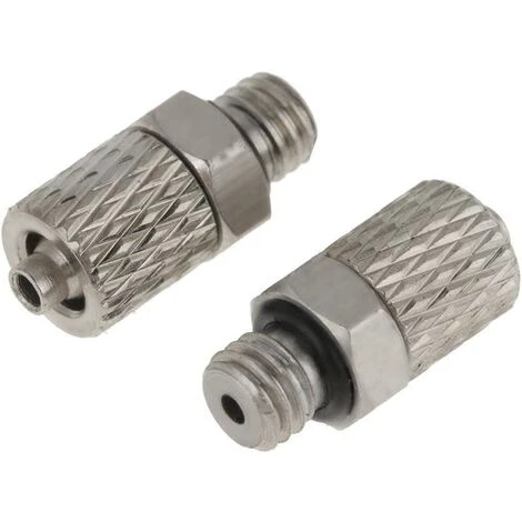 10 Pcs M5 6mm Mini Raccord Pneumatique À Pousser À Air Droit Connecteur Mâle À Travers Le Tuyau À Air Rapide Rapide Raccords GrooFoo – Image 4