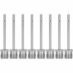 TANABATA 2 Pièces Tête De Pompe Pompe à Air Pompe à Vélo Remplacement Double Tête De Pompe Et Extension De Valve De 16,5 Cm De Long Extension De Valve De Pneu Flexible Extension De Valve