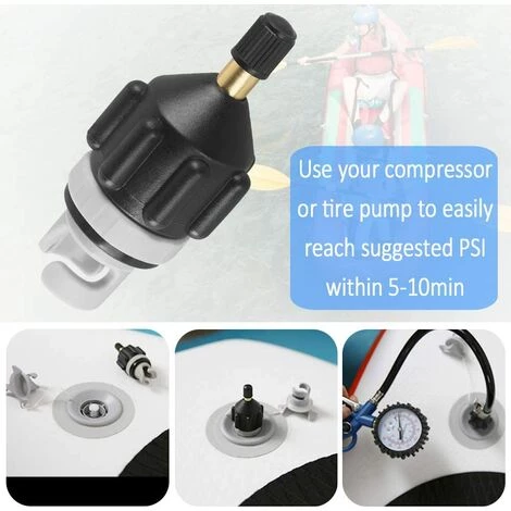 TANABATA 10 Pcs En Aluminium Presta à Schrader Convertisseur Voiture Valve Adaptateur Vélo Vélo Tube Pompe À Air Compresseur Outils – Image 3