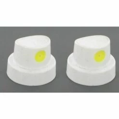 CYCLINGCOLORS 2x Embout Bombe Aérosol Universel Tête Pulvérisateur Rond Blanc Spray Buse Peinture Pistolet