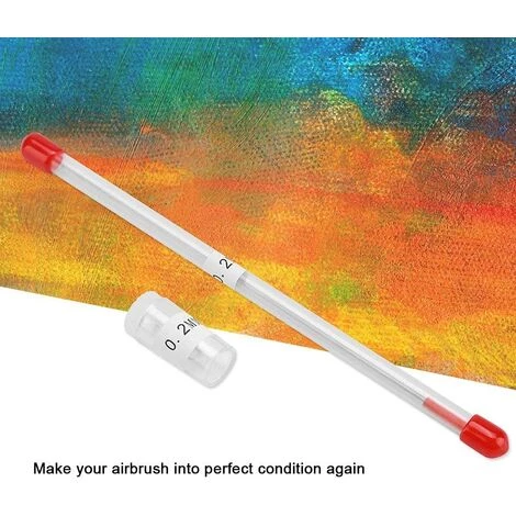 AOUGO Aiguilles D'aérographe Et Buses D'aérographe Remplacement Pour Accessoires D'aérographe Pratiques Ensemble D'outils Pour Pistolets Aérographes (0,2 Mm) – Image 4