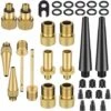 HIASDFLS Lot De 35 Adaptateurs De Pompe À Vélo - Adaptateur De Valve Presta (Av Dv Sv)